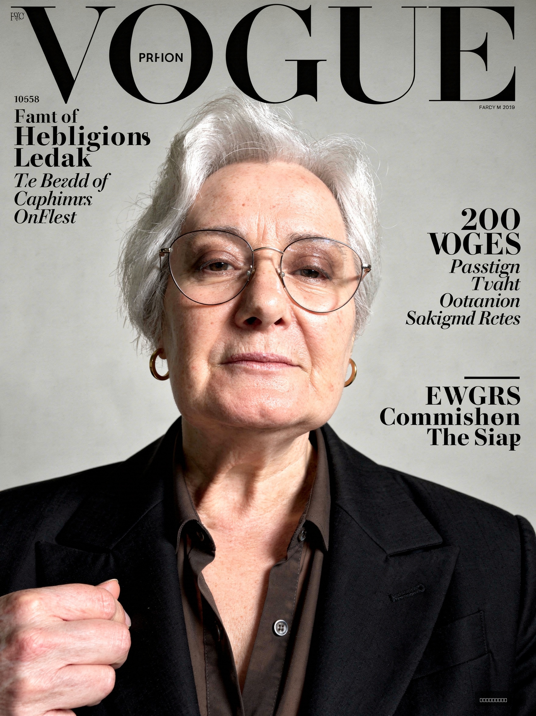 After — Vogue Cover AI transformation