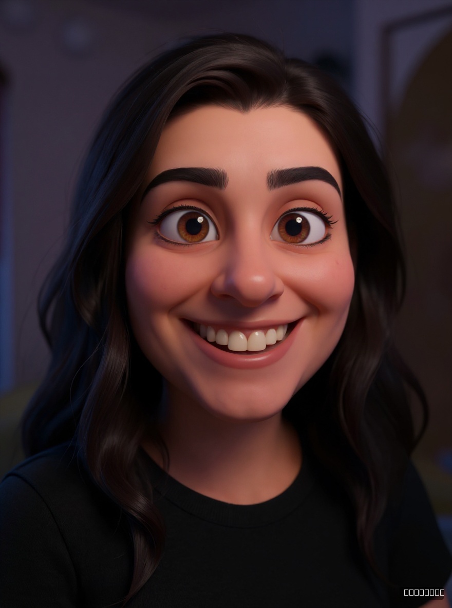 After — Pixar Character AI transformation
